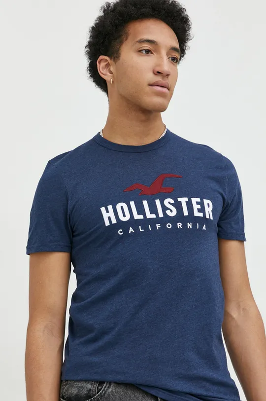 niebieski Hollister Co. t-shirt