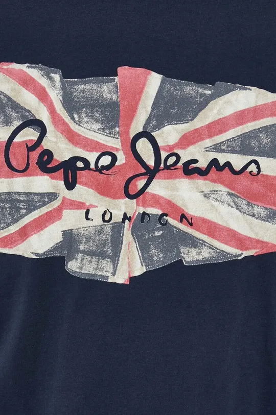 Bavlněné tričko Pepe Jeans Flag Logo Pánský