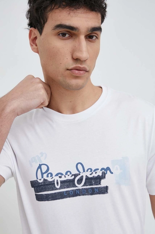 Хлопковая футболка Pepe Jeans Rafa  100% Хлопок