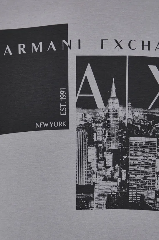 Bombažna kratka majica Armani Exchange Moški
