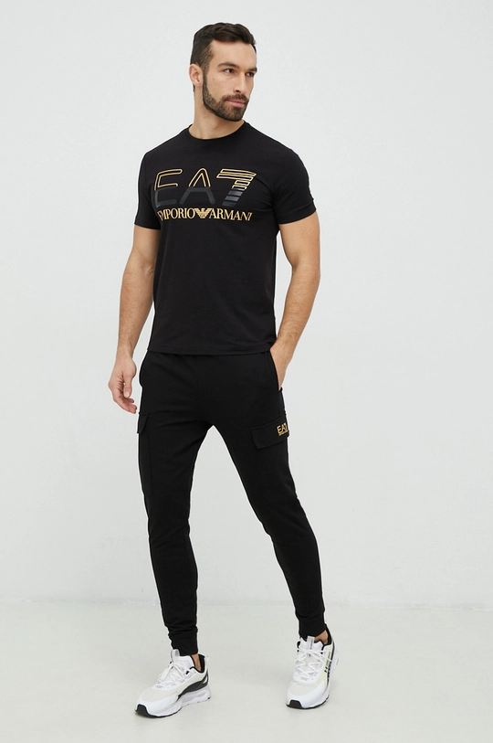 EA7 Emporio Armani t-shirt fekete