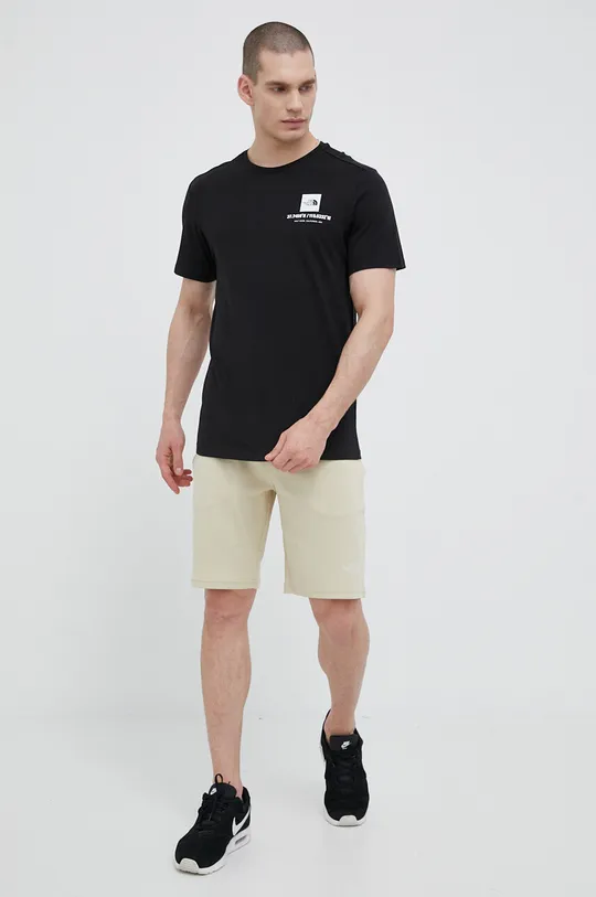 The North Face t-shirt bawełniany czarny