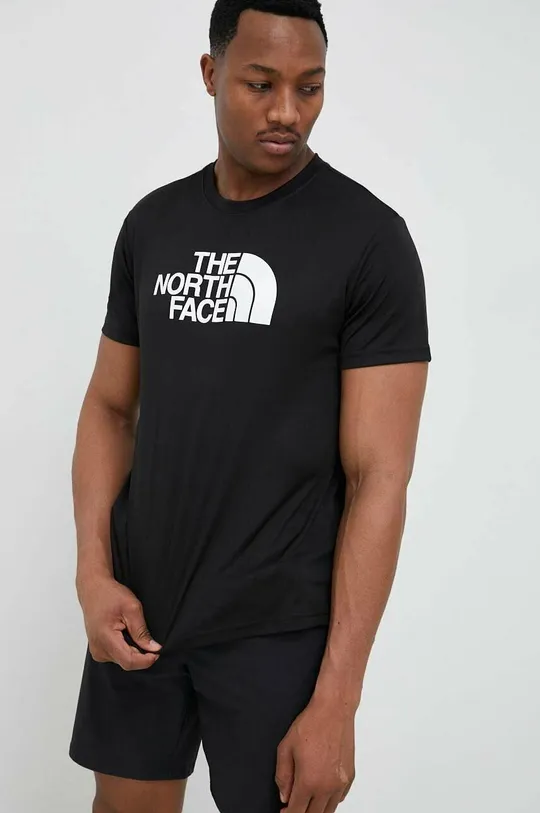 μαύρο Αθλητικό μπλουζάκι The North Face Reaxion Easy Ανδρικά