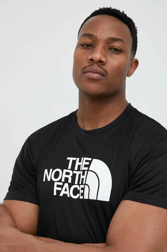 μαύρο Αθλητικό μπλουζάκι The North Face Reaxion Easy