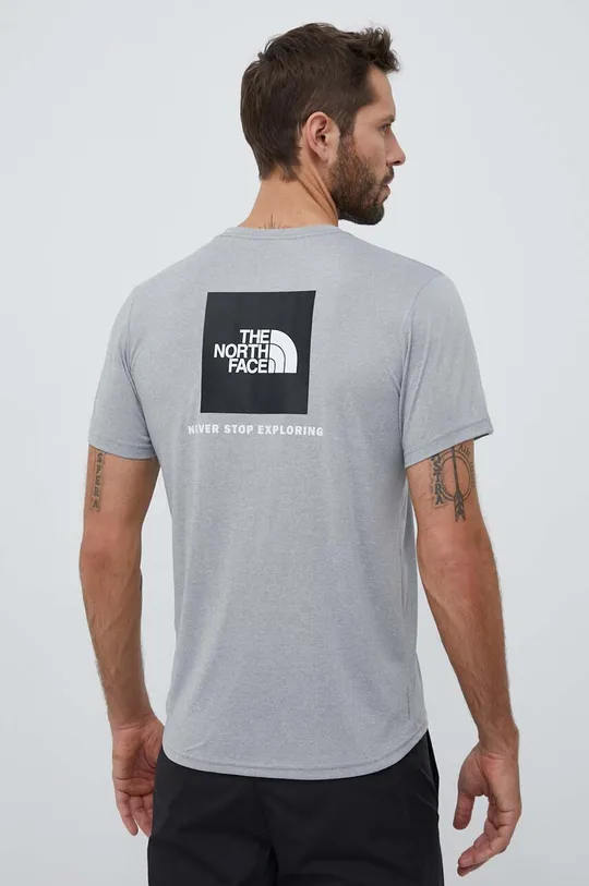 szary The North Face t-shirt sportowy Reaxion
