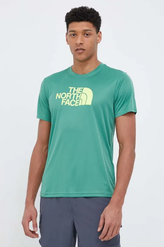 zielony The North Face t-shirt sportowy Reaxion Easy Męski