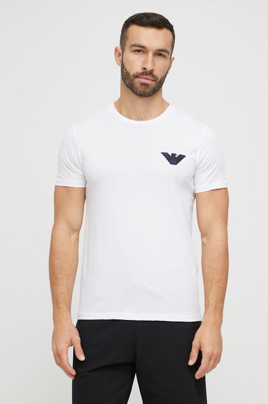 biały Emporio Armani Underwear t-shirt bawełniany