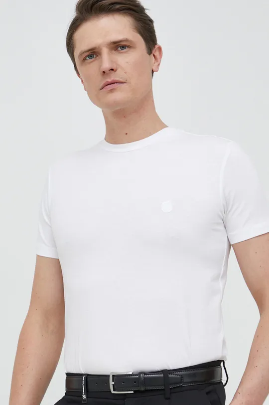 bela Kratka majica Trussardi Moški