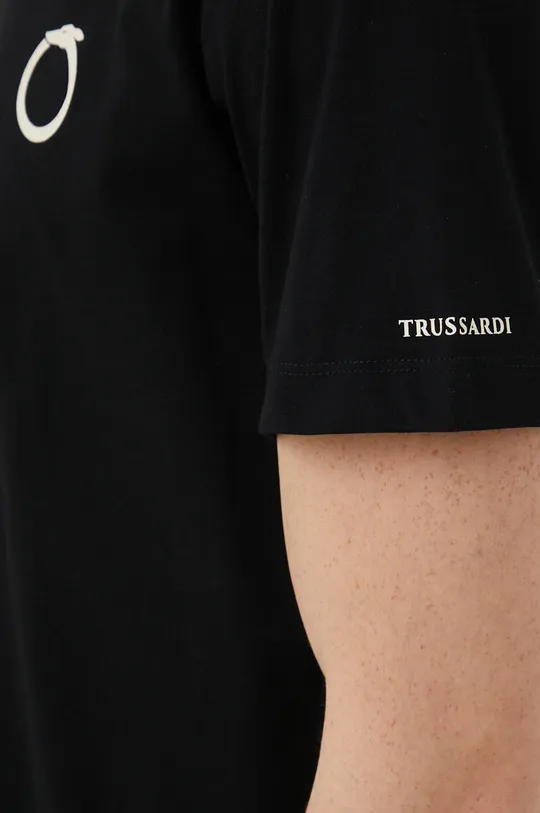 Trussardi t-shirt bawełniany Męski