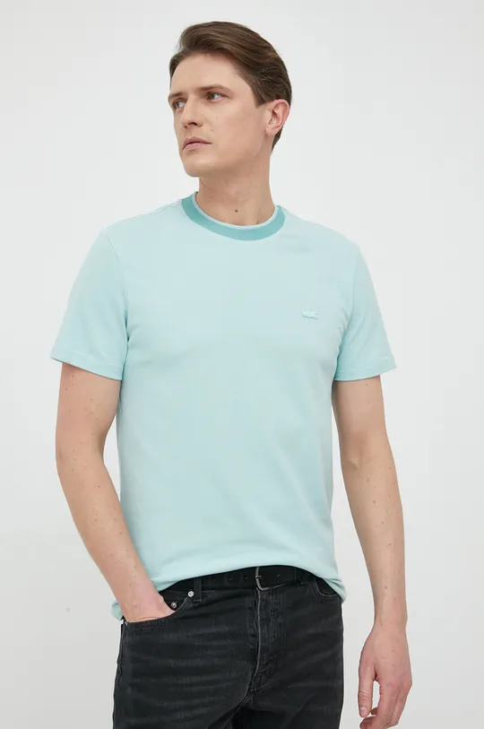turkusowy Lacoste t-shirt Męski