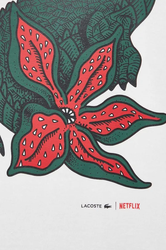 Βαμβακερό μπλουζάκι Lacoste x Netflix Ανδρικά