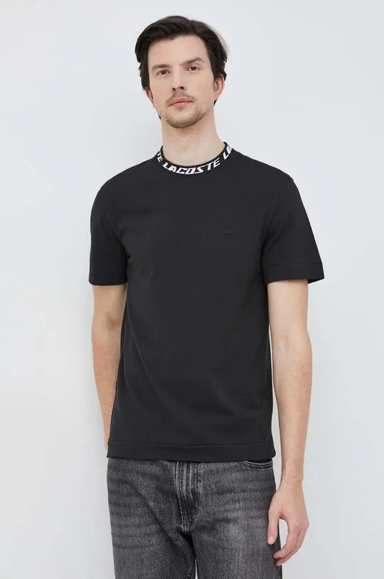 czarny Lacoste t-shirt
