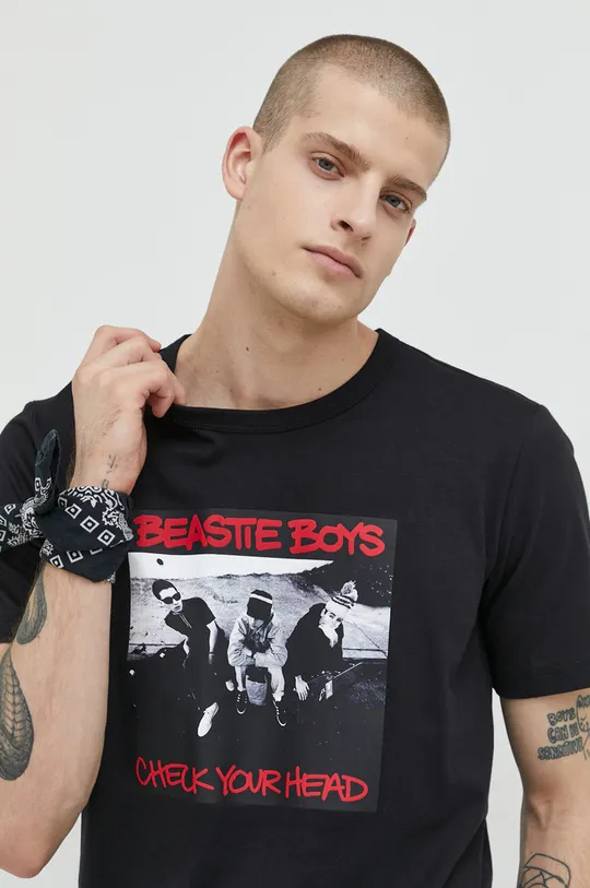 čierna Bavlnené tričko Champion Champion x Beastie Boys