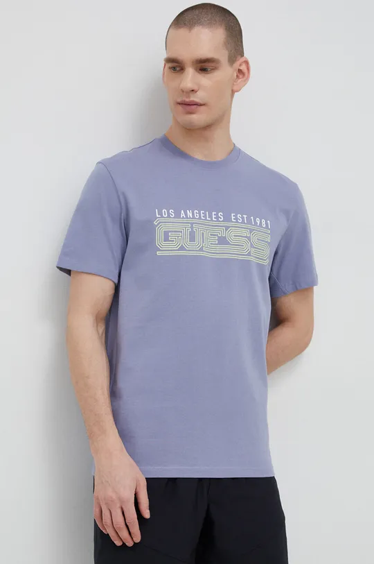 grigio Guess t-shirt in cotone