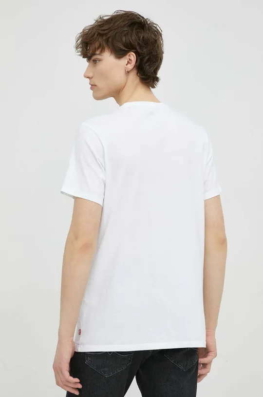 biały Levi's t-shirt bawełniany 2-pack