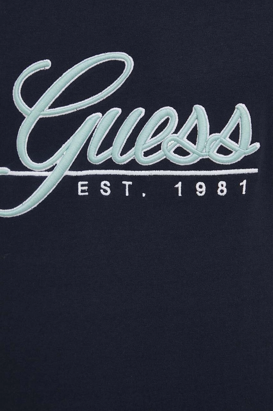 granatowy Guess t-shirt bawełniany