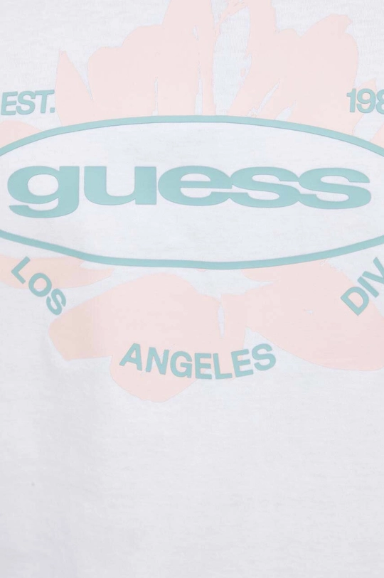 Βαμβακερό μπλουζάκι Guess Ανδρικά