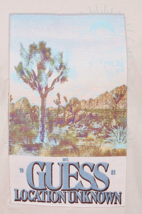 Guess t-shirt bawełniany Męski