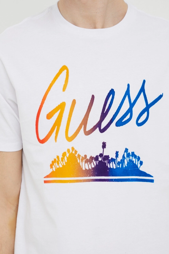 Guess t-shirt bawełniany Męski