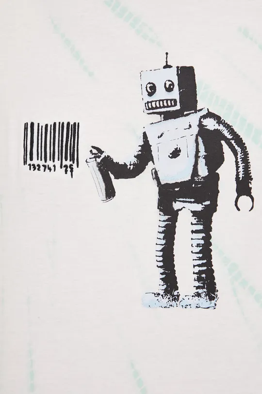 Bavlnené tričko Guess x Banksy Pánsky
