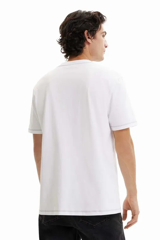 Βαμβακερό μπλουζάκι Desigual  100% Βαμβάκι