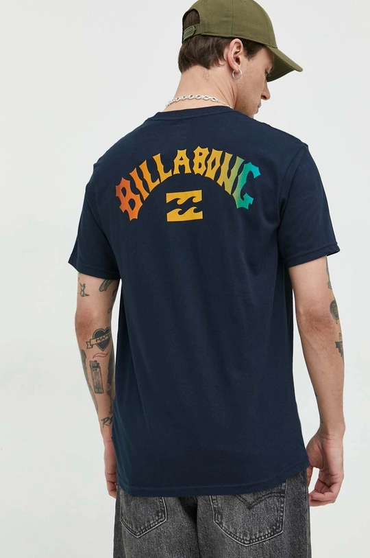 granatowy Billabong t-shirt bawełniany