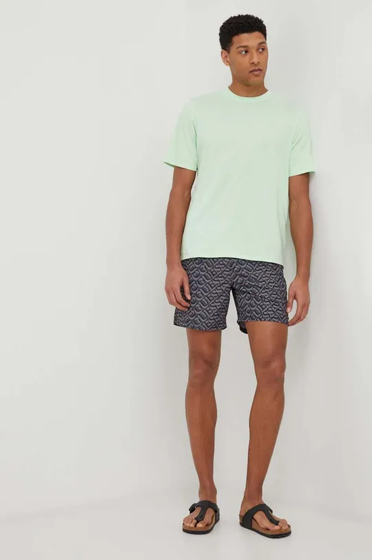 Guess t-shirt in cotone verde