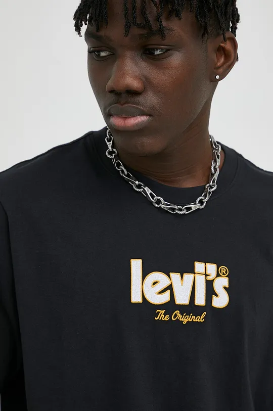black Levi's cotton t-shirt