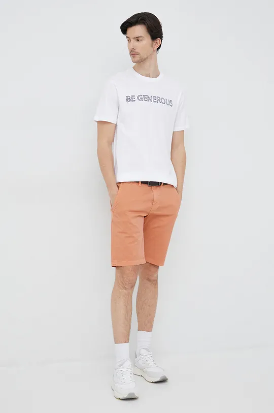 United Colors of Benetton t-shirt in cotone bianco