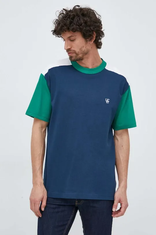 σκούρο μπλε Βαμβακερό μπλουζάκι United Colors of Benetton Ανδρικά