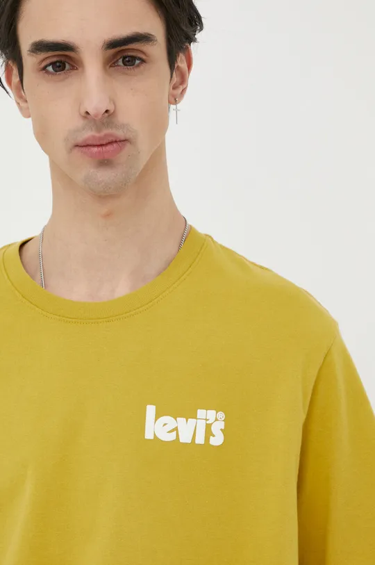 zelena Bombažna kratka majica Levi's