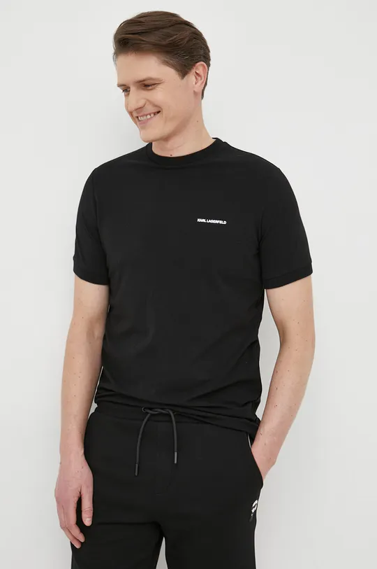 czarny Karl Lagerfeld t-shirt