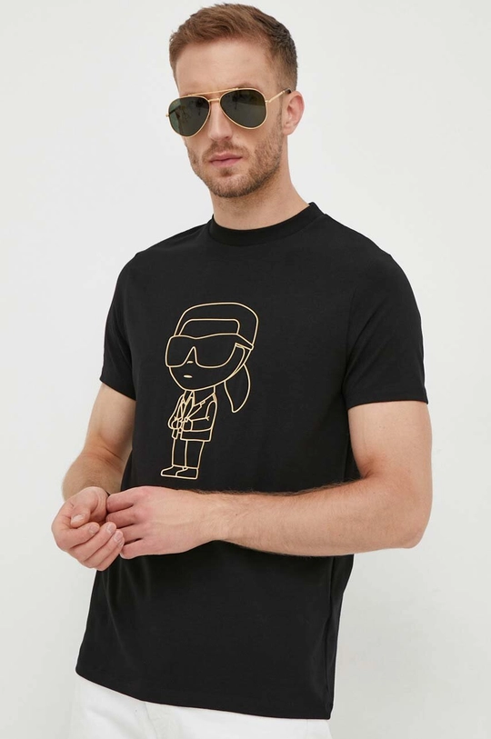 Karl Lagerfeld t-shirt czarny