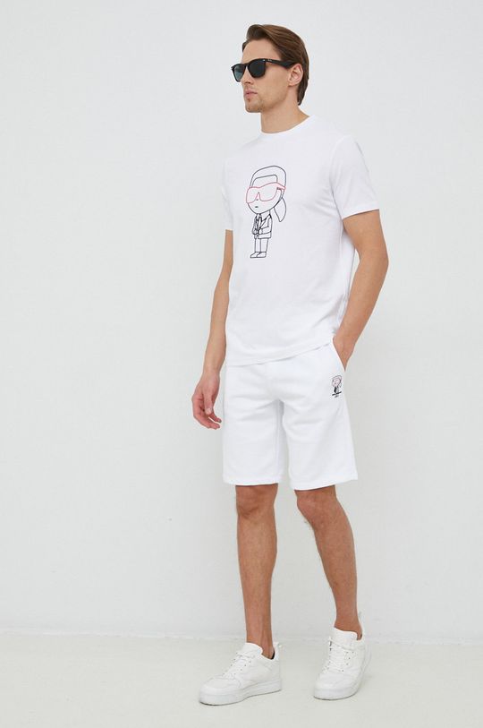 Karl Lagerfeld t-shirt biały