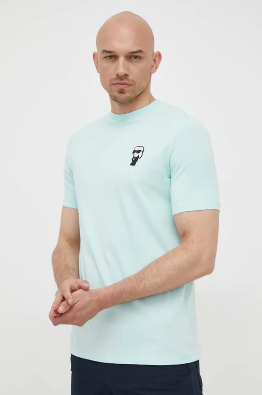 türkiz Karl Lagerfeld t-shirt Férfi