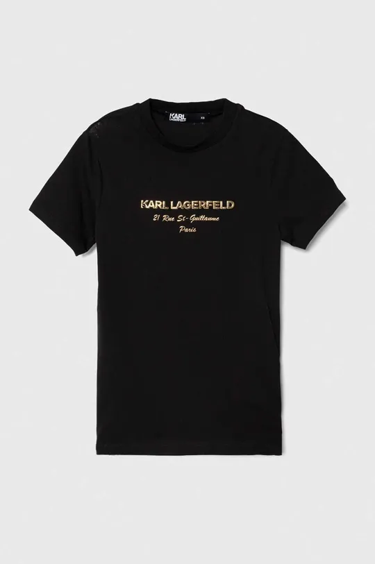 μαύρο Μπλουζάκι Karl Lagerfeld Ανδρικά