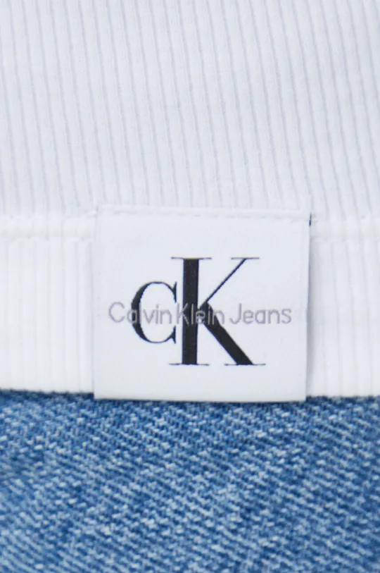 λευκό Μπλουζάκι Calvin Klein Jeans