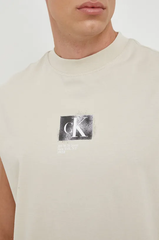 Bombažna kratka majica Calvin Klein Jeans Moški