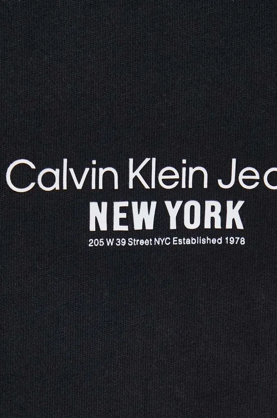 Βαμβακερή μπλούζα με μακριά μανίκια Calvin Klein Jeans
