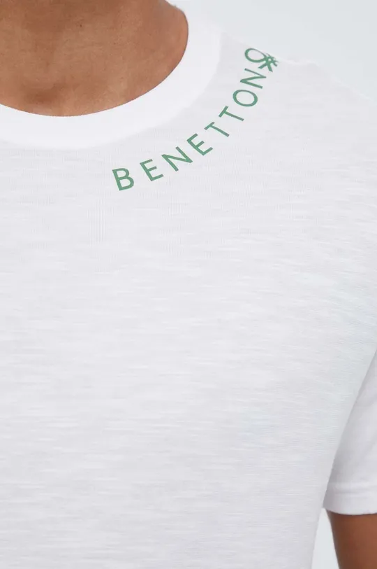 Βαμβακερό t-shirt United Colors of Benetton Ανδρικά