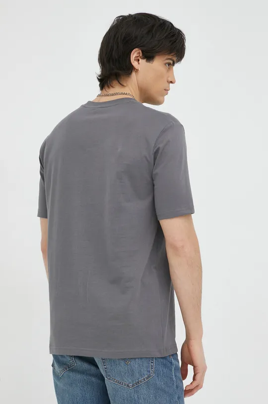 Βαμβακερό μπλουζάκι Marc O'Polo γκρί