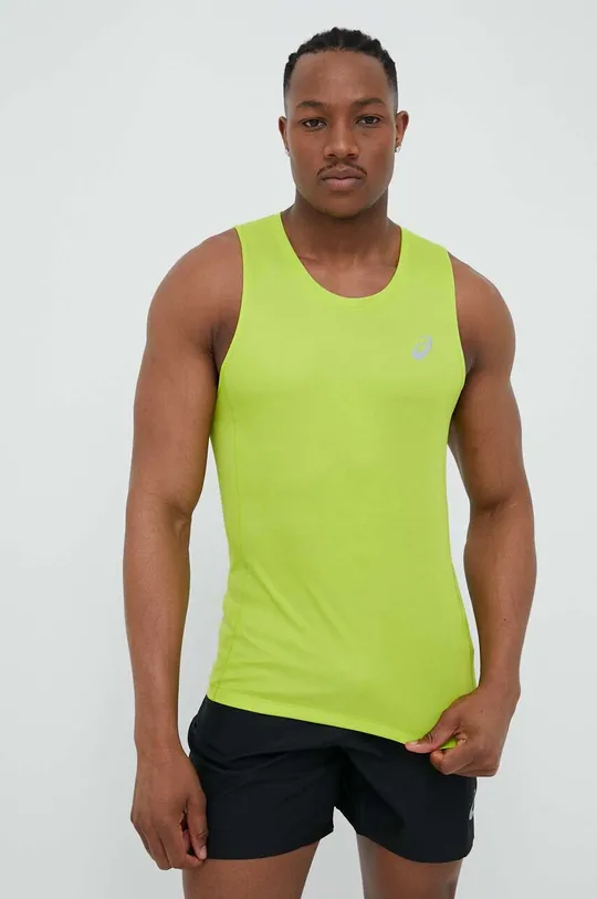 Μπλουζάκι για τρέξιμο Asics Core Singlet πράσινο