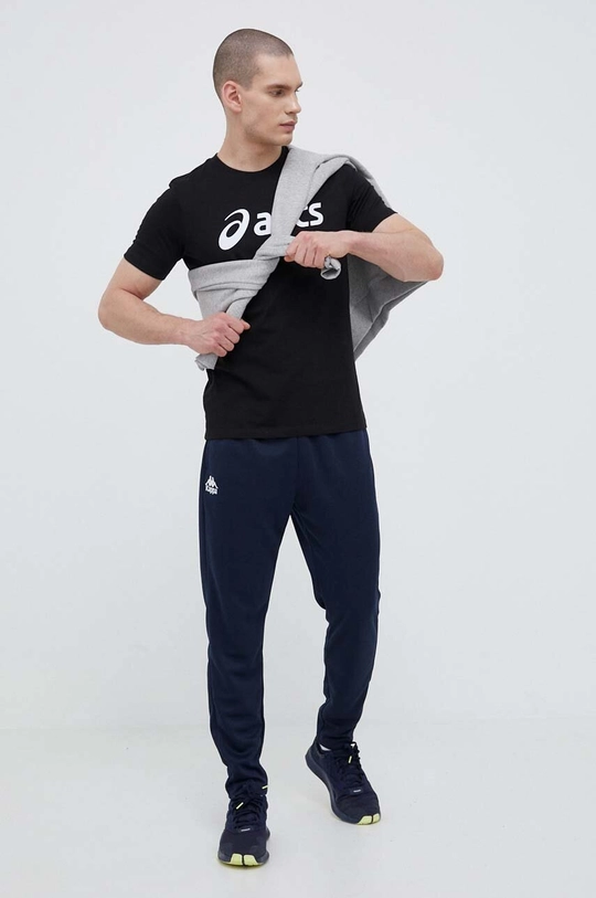 Asics t-shirt czarny