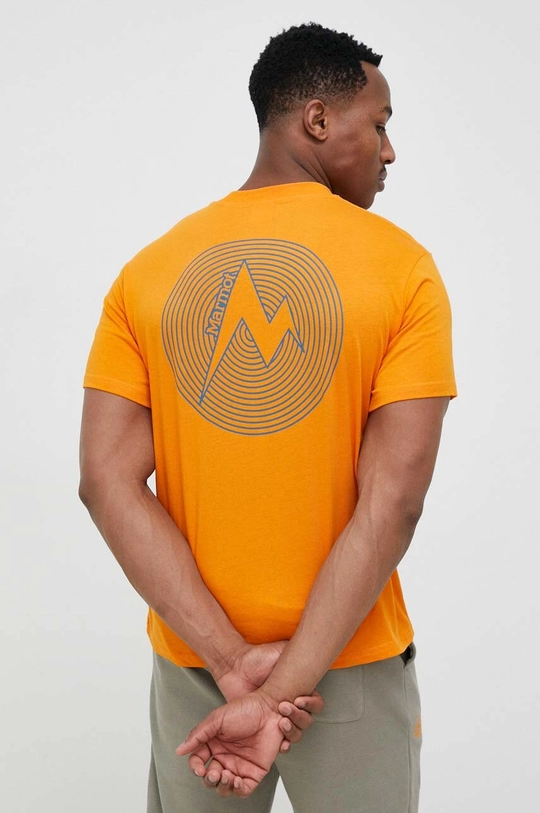 arancione Marmot t-shirt Uomo