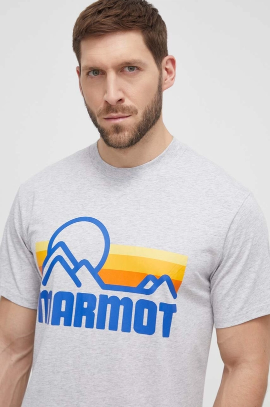 szürke Marmot t-shirt Coastal Férfi