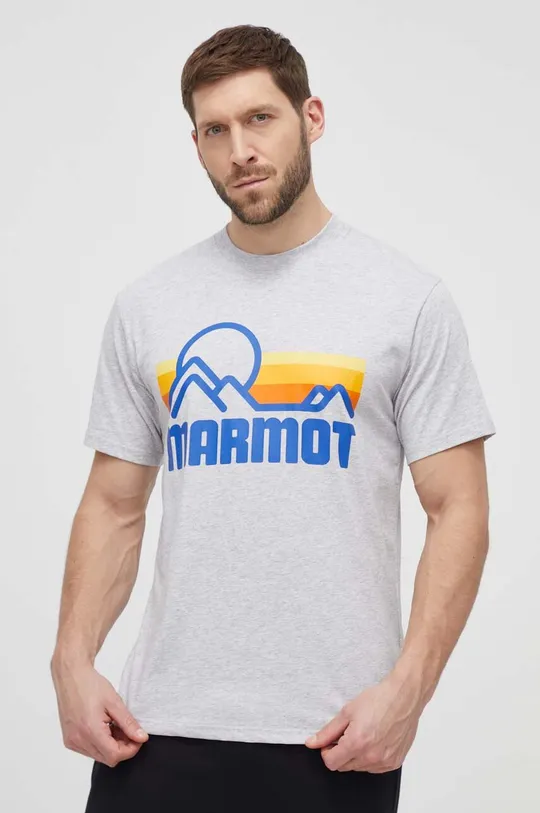 siva Kratka majica Marmot Coastal