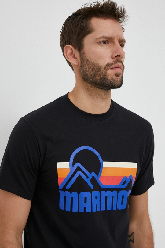 Marmot t-shirt Coastal 60 % Bawełna, 40 % Poliester z recyklingu