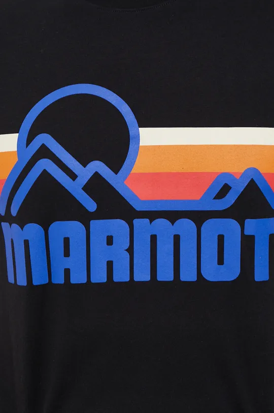 črna Kratka majica Marmot Coastal