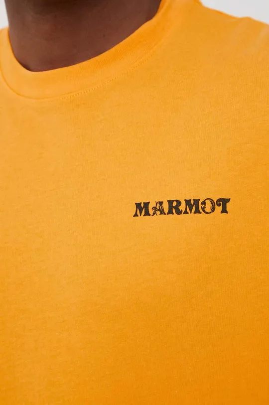 Marmot t-shirt bawełniany Męski