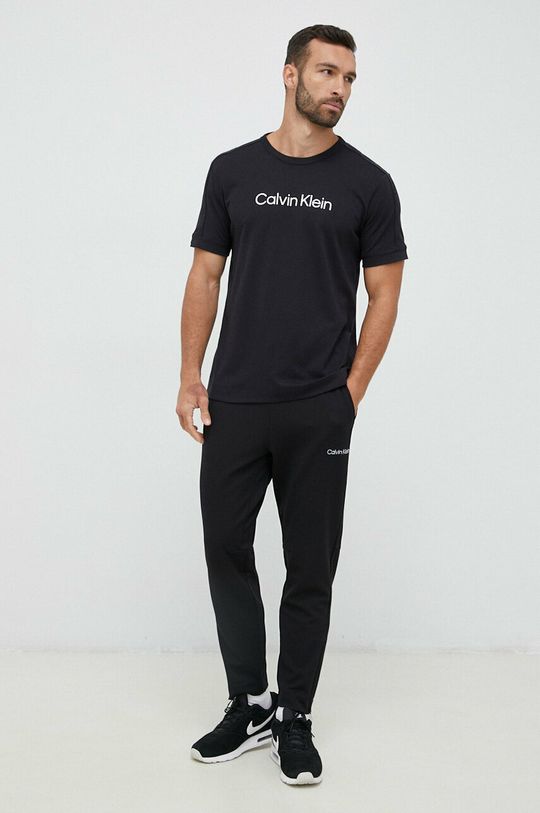 Sportovní tričko Calvin Klein Performance Effect černá